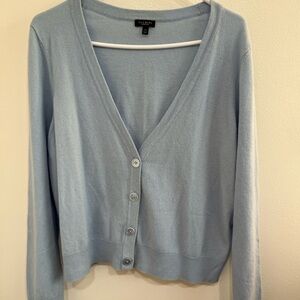 Women's Talbots Light Blue Cardigan Sweater